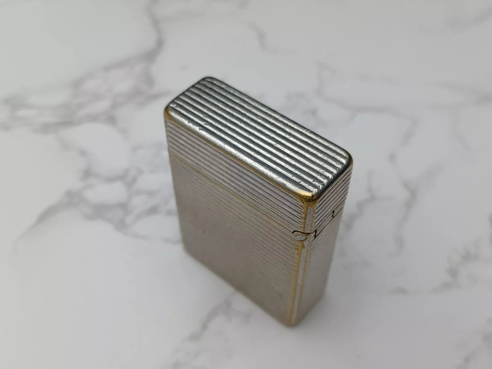 Briquet S.T. Dupont Line 1 BS - L1 BS - Plaqué Argent