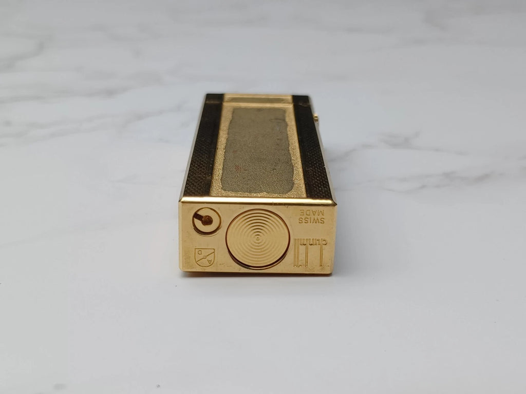 Dunhill Rollagas Gas Lighter - Gold plated - Swiss made -  AM10-1726