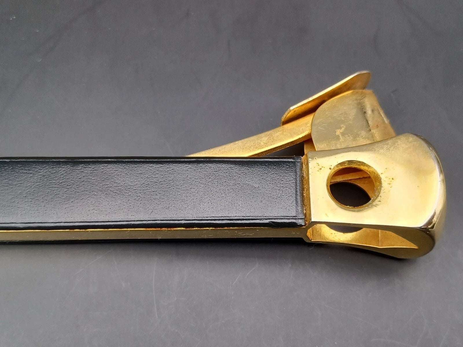 Solingen Cigar Cutter With Box - Black Leather - Made In Germany - BB15-0945