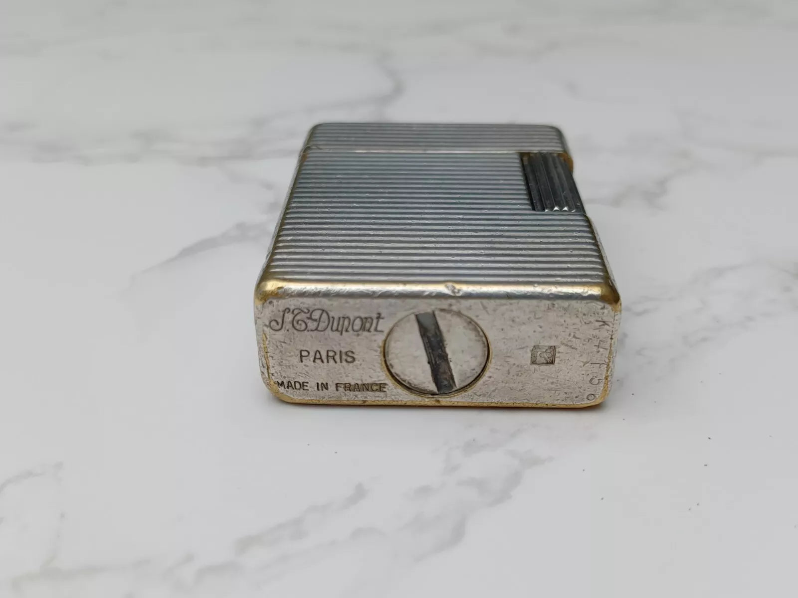 Briquet S.T. Dupont Line 1 BS - L1 BS - Plaqué Argent