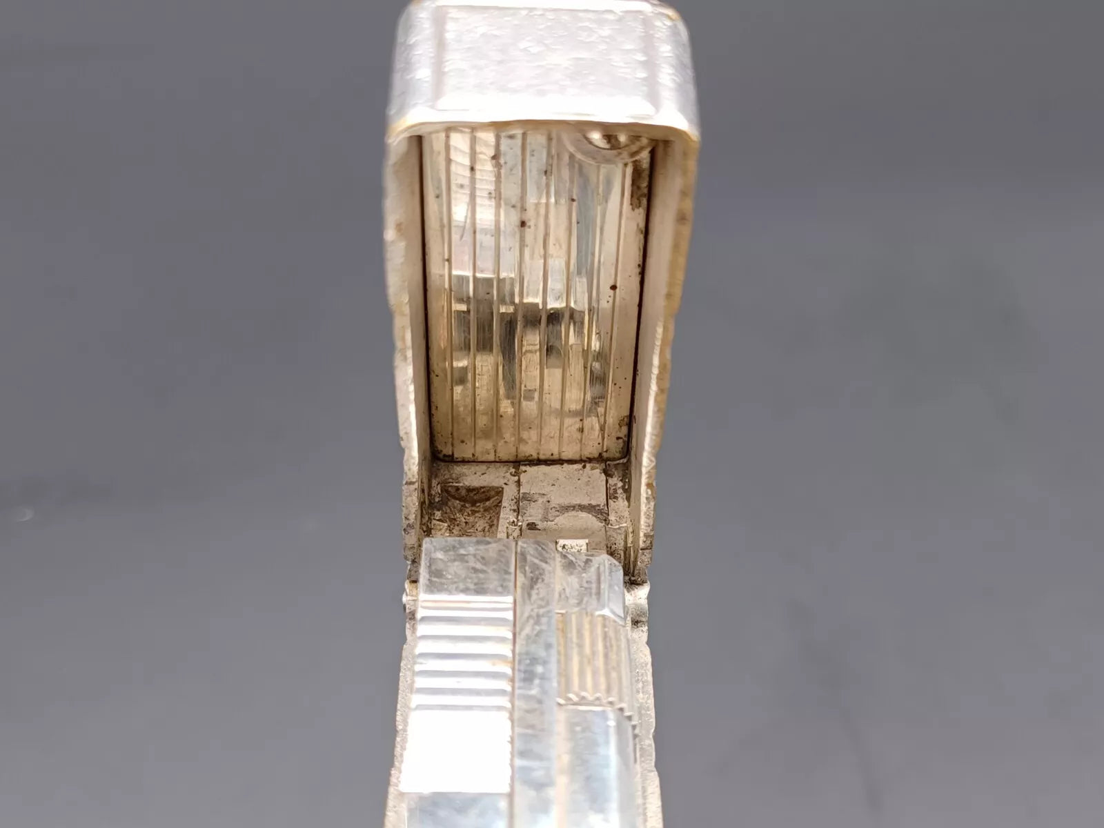 S.T. Dupont Line 1 BR Gas Lighter - Silver plated - Made In France - BA03-1466