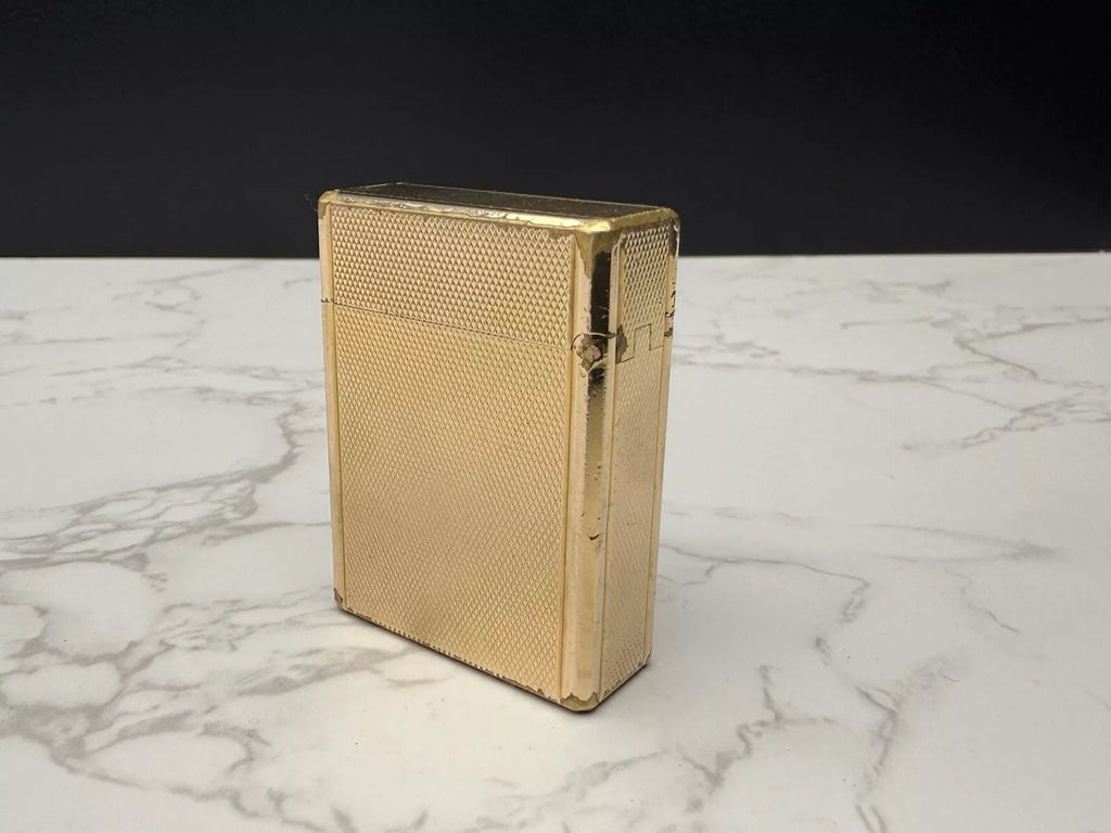 S.T. DUPONT Line 1 BR Gas Lighter - L1 BR - Small Model - Gold plated- AF08-1651