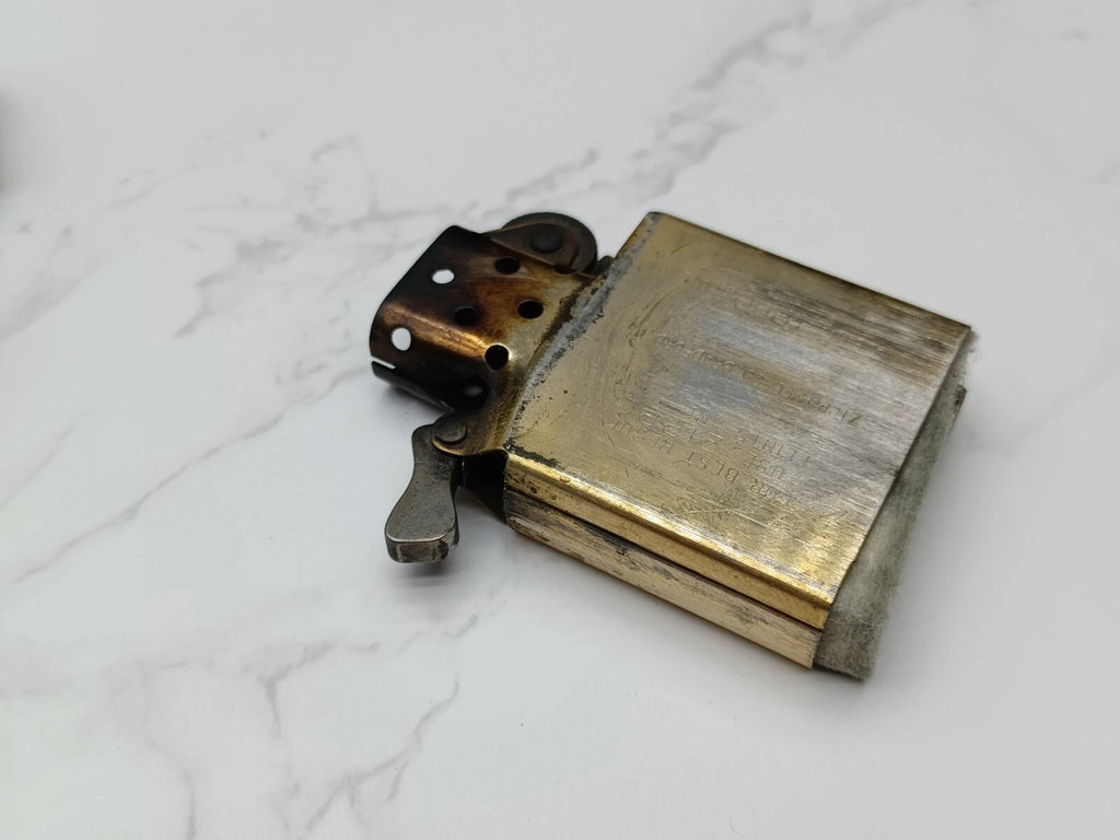 Very Rare BRASS ZIPPO Lighter - 85TH HARLEY DAVIDSON - 1932/1991 - AG08-1595