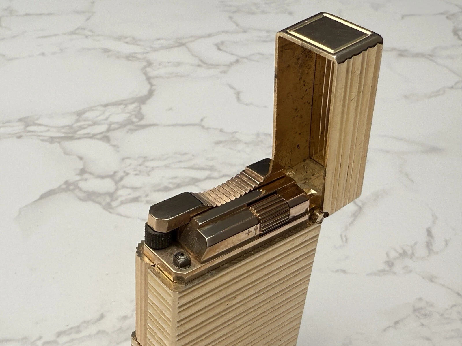 Nice S.T. DUPONT Line 1 BR - L1 BR - Large Model - Gold Plated - AS03-1770