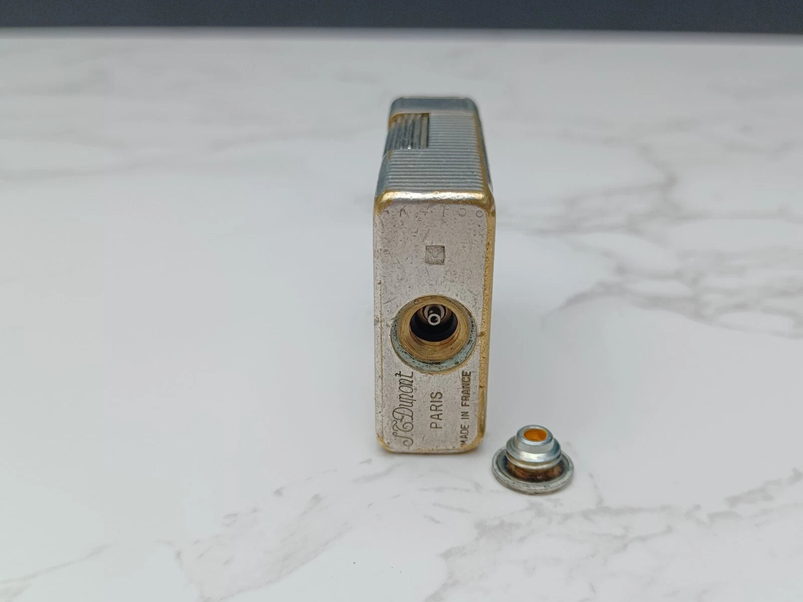 Briquet S.T. Dupont Line 1 BS - L1 BS - Plaqué Argent