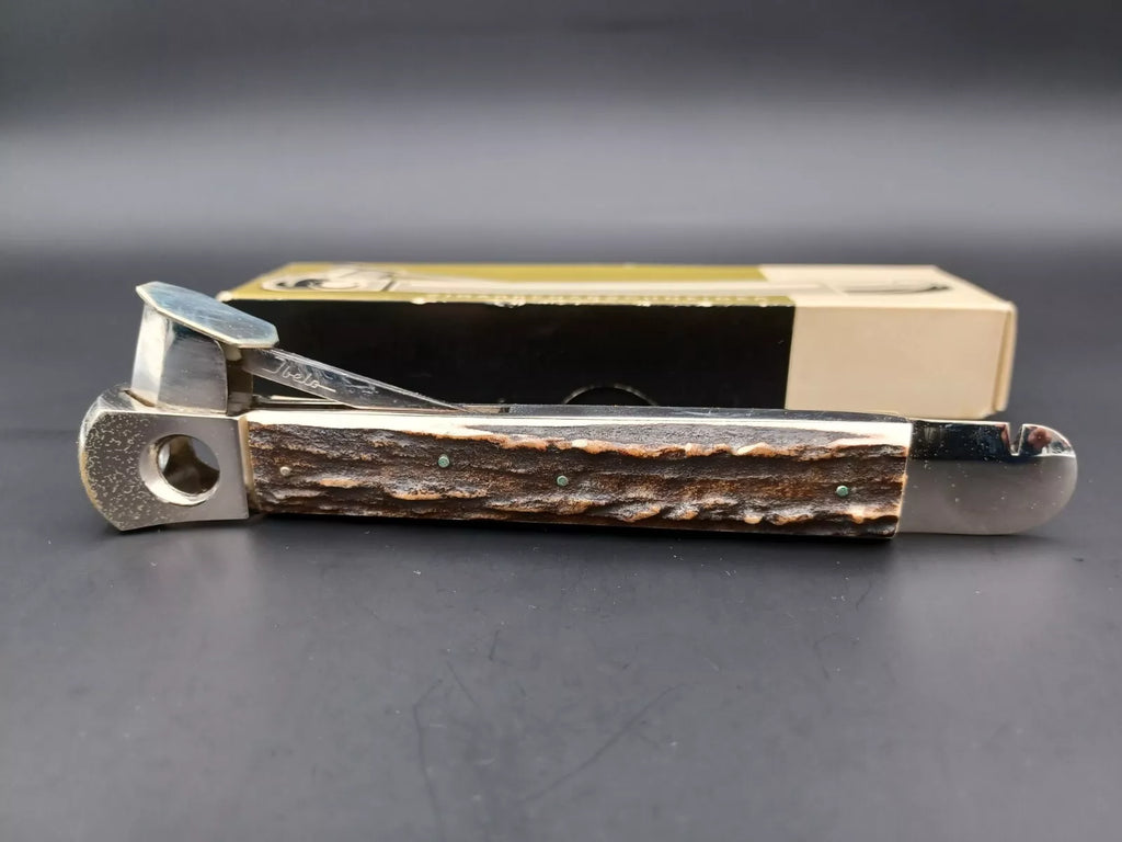 Nice Ibelo Cigar Cutter With Box - Horn - Made In Germany - AG14-1339