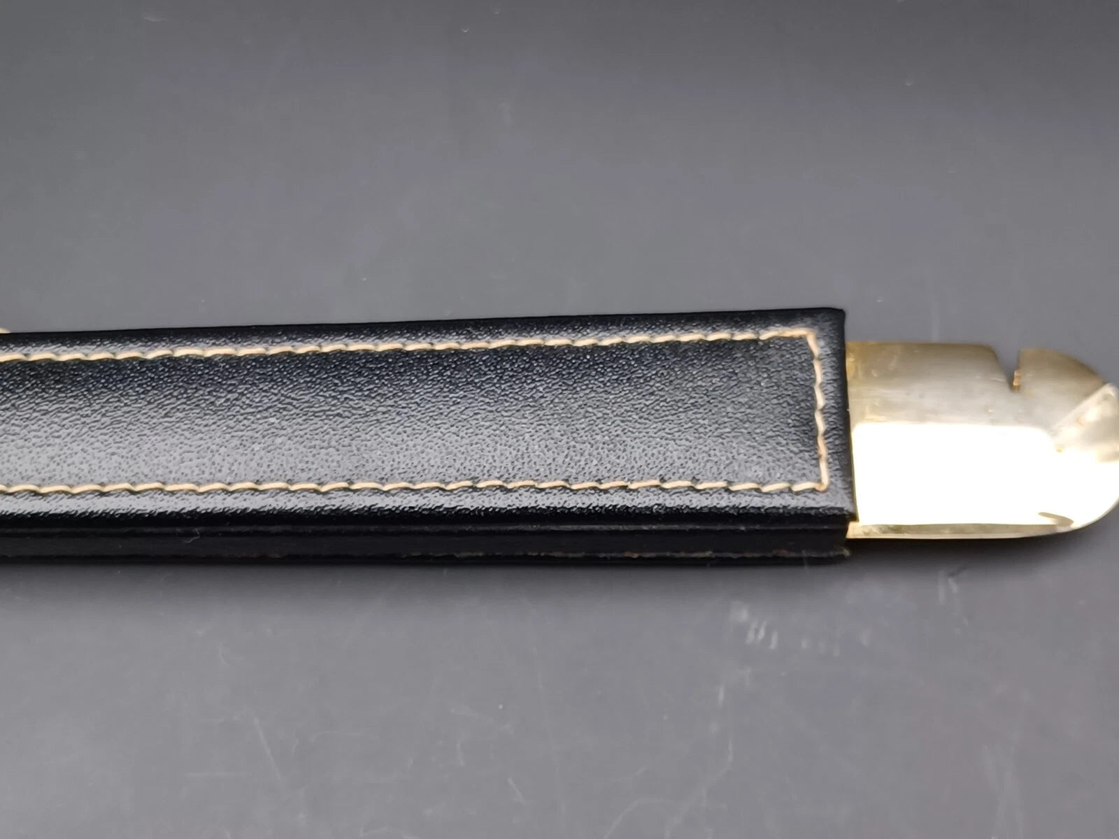 Solingen Cigar Cutter - Black Leather - Made In Germany - AG14-0946