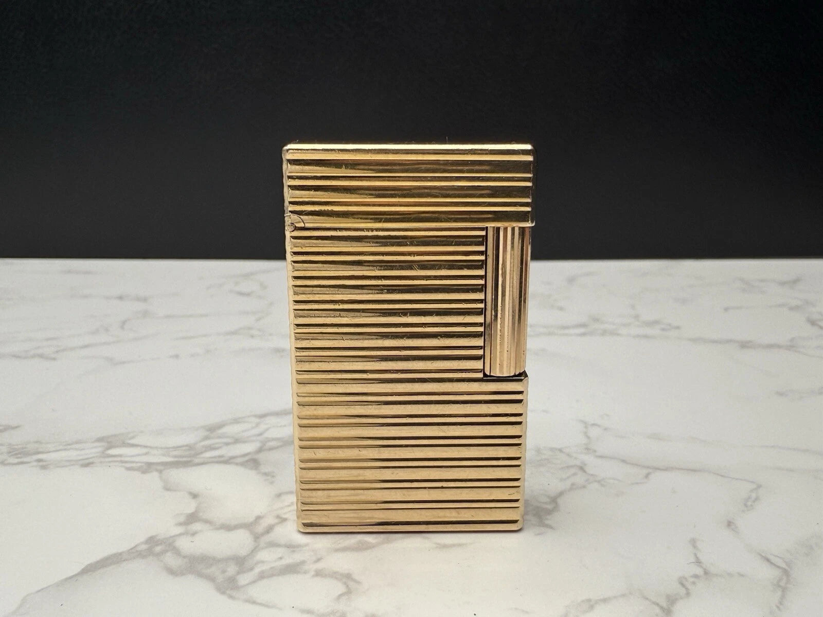 Nice S.T. DUPONT Line 1 BR - L1 BR - Large Model - Gold Plated - AS03-1770