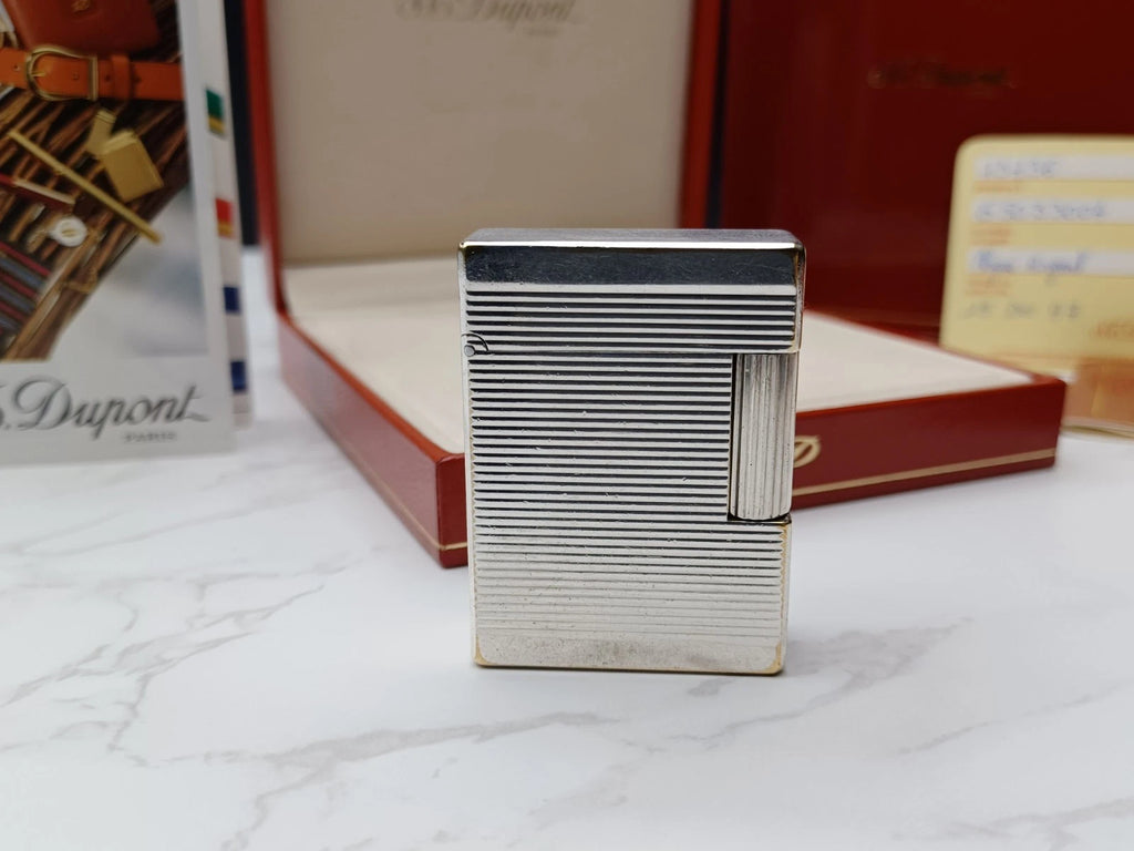 FULL SET S.T. DUPONT L1 BR - Line 1 BR -Silver plated - 1816AD14