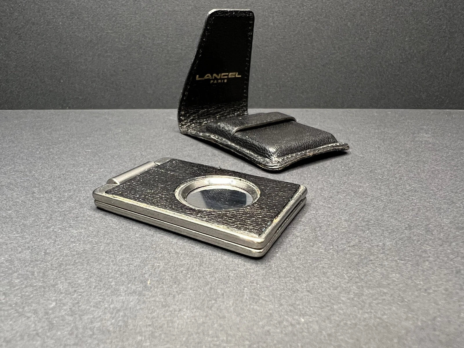 LANCEL - Cigar cutter with leather case - 1117CO - BA01
