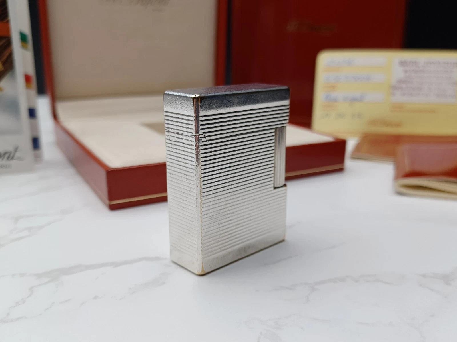 FULL SET S.T. DUPONT L1 BR - Line 1 BR -Silver plated - 1816AD14