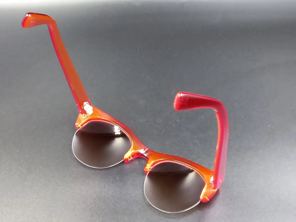 Nice KIRK & KIRK " Jenny " Red Sunglasses - With Case - New Old Stock - ED