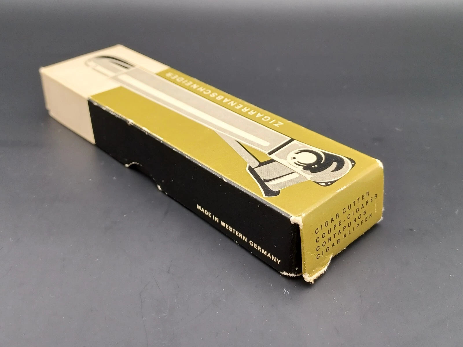 Nice Ibelo Cigar Cutter With Box - Horn - Made In Germany - AG14-1339