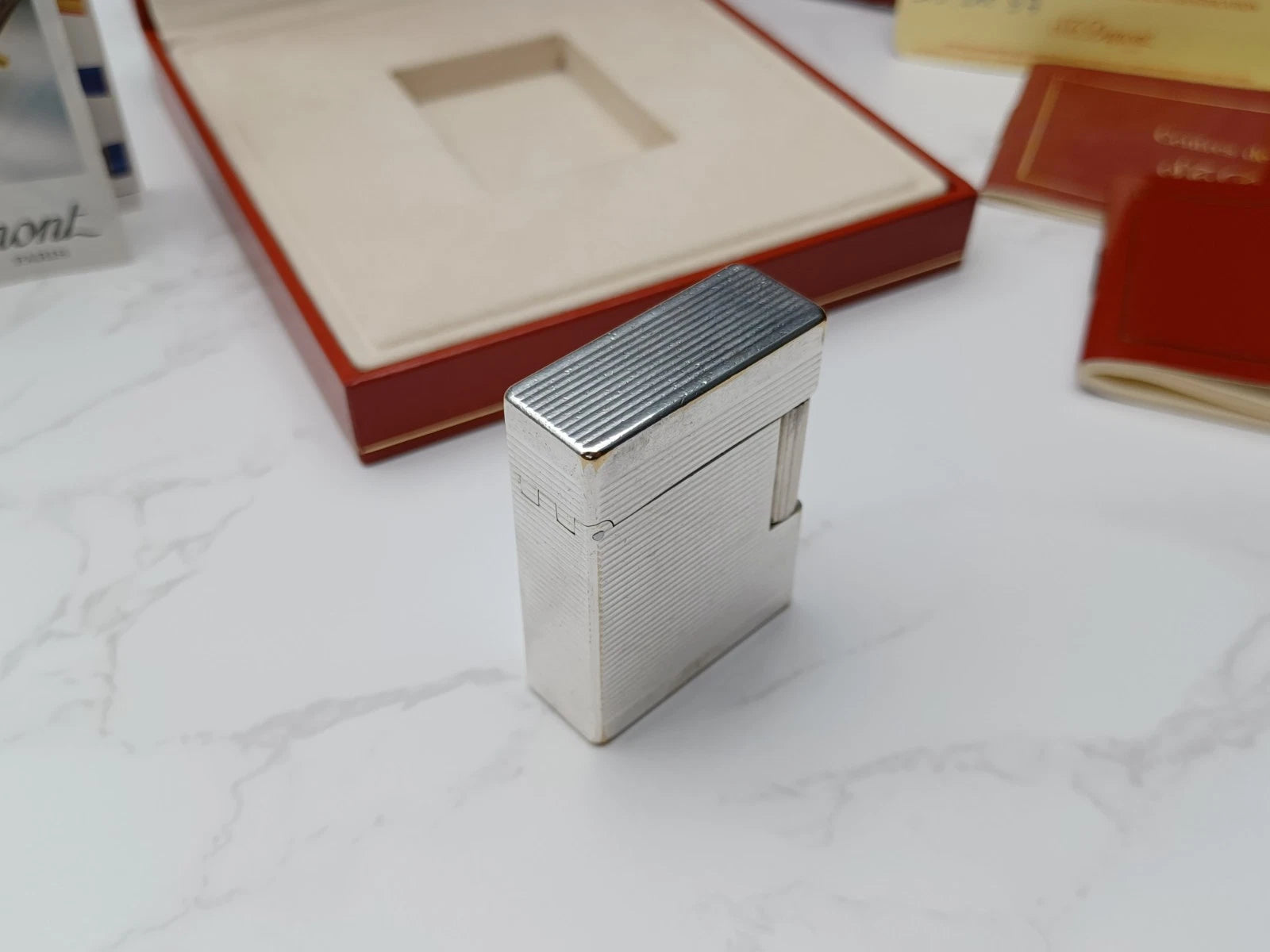 FULL SET S.T. DUPONT L1 BR - Line 1 BR -Silver plated - 1816AD14