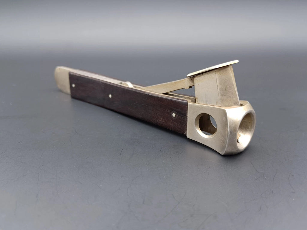 Vintage Solingen Cigar Cutter - Wood - Made In Germany - AS02-719
