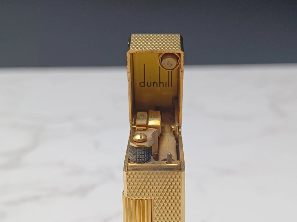 Dunhill Rollagas Gas Lighter - Gold plated - Swiss made -  AM10-1726