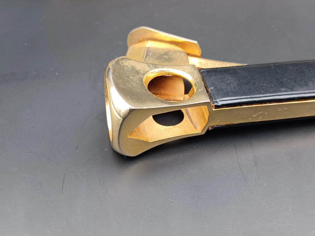 Solingen Cigar Cutter With Box - Black Leather - Made In Germany - BB15-0945