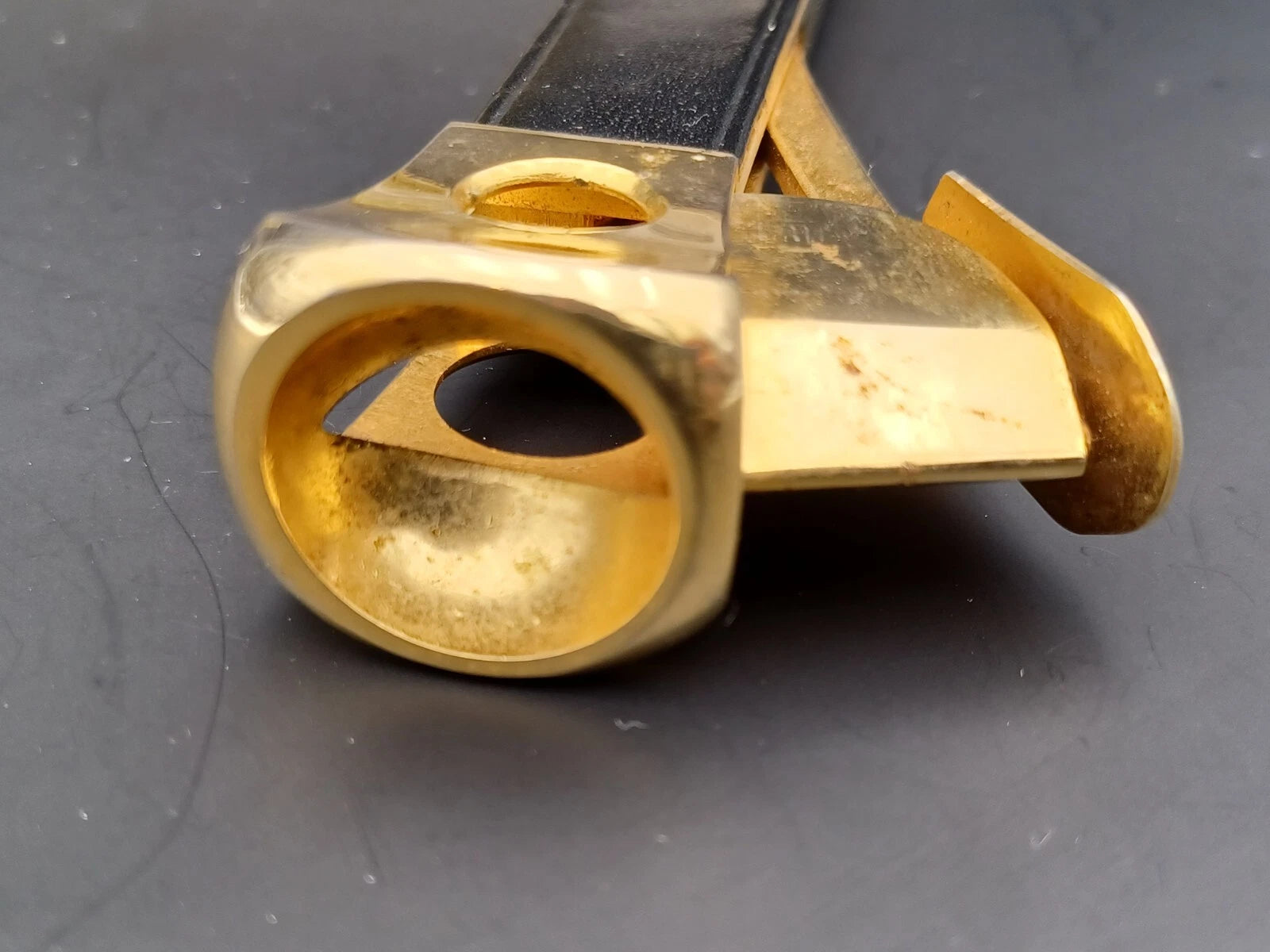 Solingen Cigar Cutter With Box - Black Leather - Made In Germany - BB15-0945