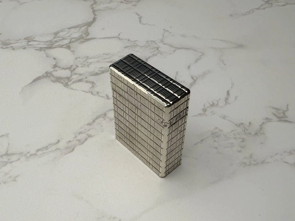 S.T. DUPONT Line 1 BR Gas Lighter - L1 BR - Small Model -Silver plated-AL13-1786