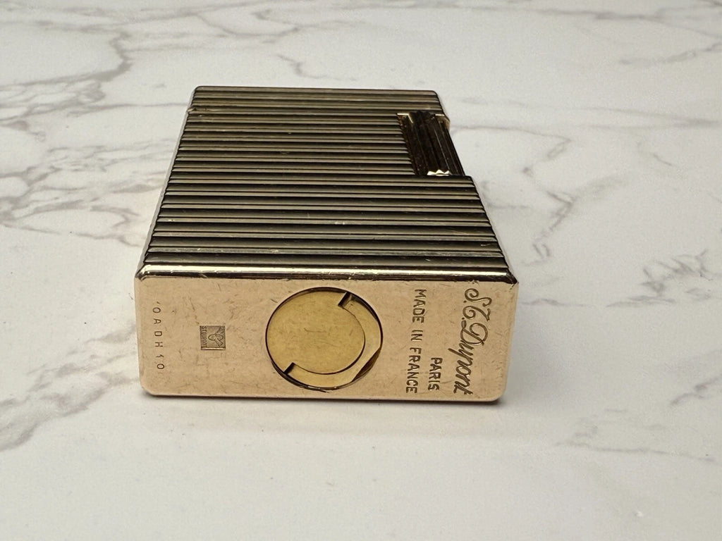 Nice S.T. DUPONT Line 1 BR - L1 BR - Large Model - Gold Plated - AS03-1770