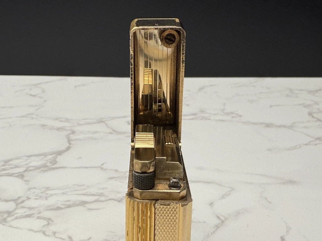 S.T. DUPONT Line 1 BR Gas Lighter - L1 BR - Small Model - Gold plated- AF08-1651