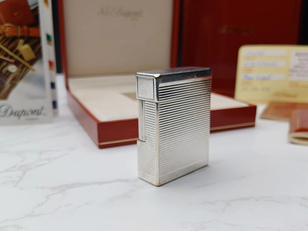 FULL SET S.T. DUPONT L1 BR - Line 1 BR -Silver plated - 1816AD14