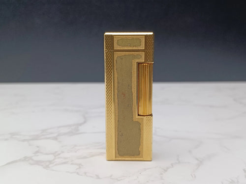 Dunhill Rollagas Gas Lighter - Gold plated - Swiss made -  AM10-1726
