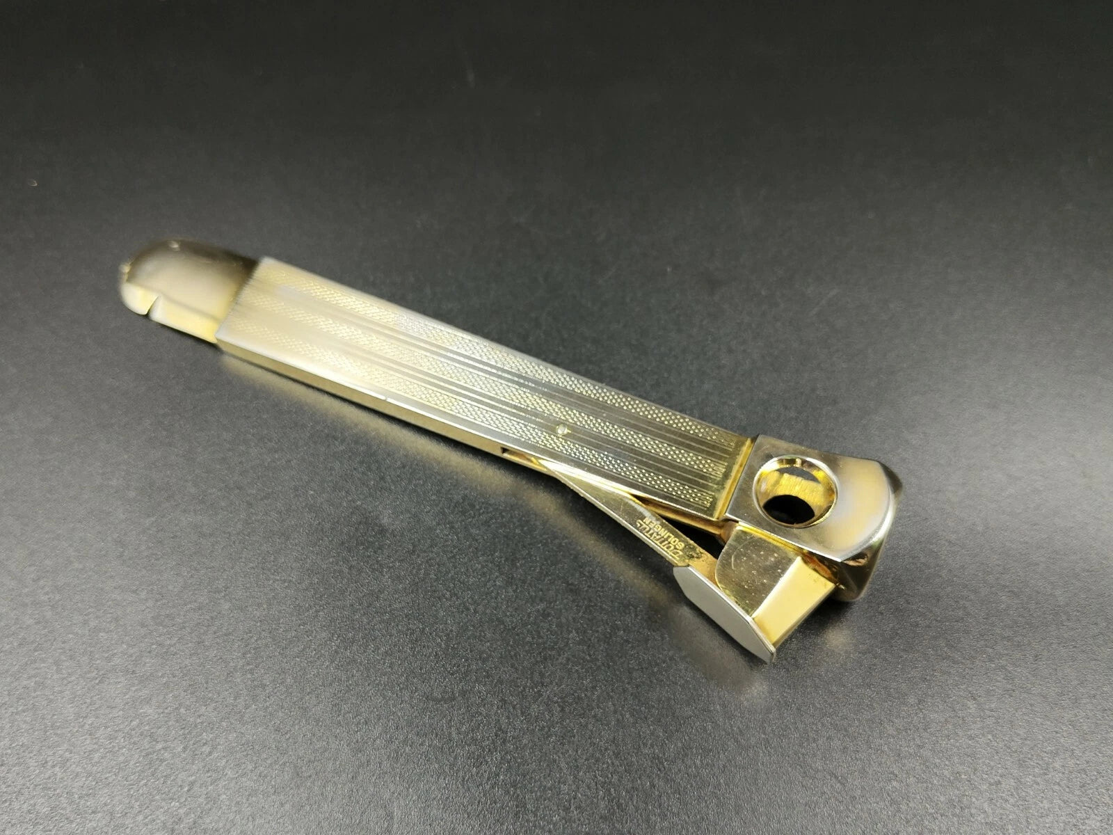 Vintage  SOLINGEN " Donatus " DBGM - Cigar Cutter - Gold Metal - 0650CO AM12