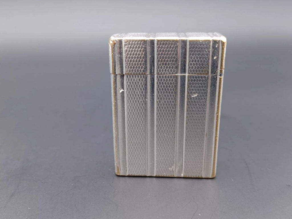 S.T. Dupont Line 1 BR Gas Lighter - Silver plated - Made In France - BA03-1466