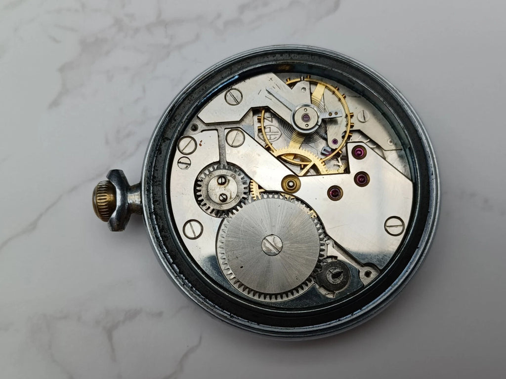 DUKE Taschenuhr - 15 Steine - Edelstahl - Funktionstüchtig - AE05-1673