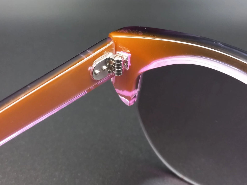 Nice KIRK & KIRK " Jenny " Pink Purple Sunglasses - With Case - New Old Stock ED