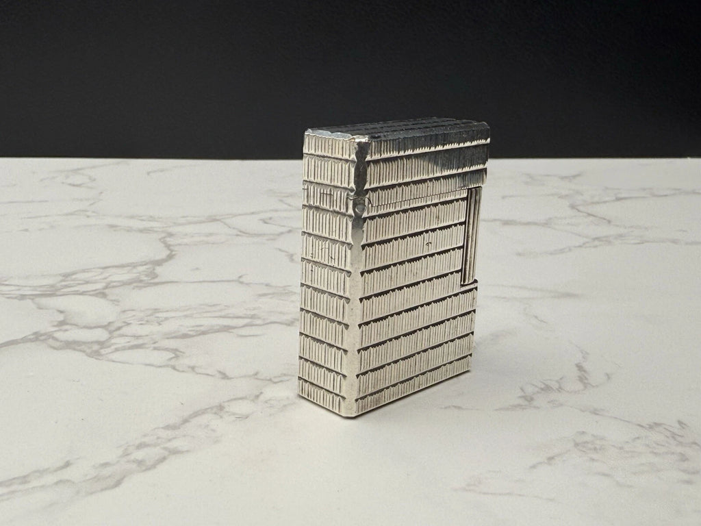 S.T. DUPONT Line 1 BR Gas Lighter - L1 BR - Small Model -Silver plated-AL13-1786