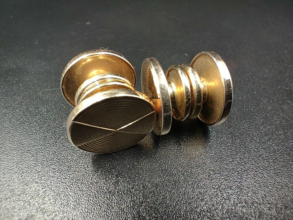 Boutons de Manchette Murat Dorés Ronds – Fabriqué en France