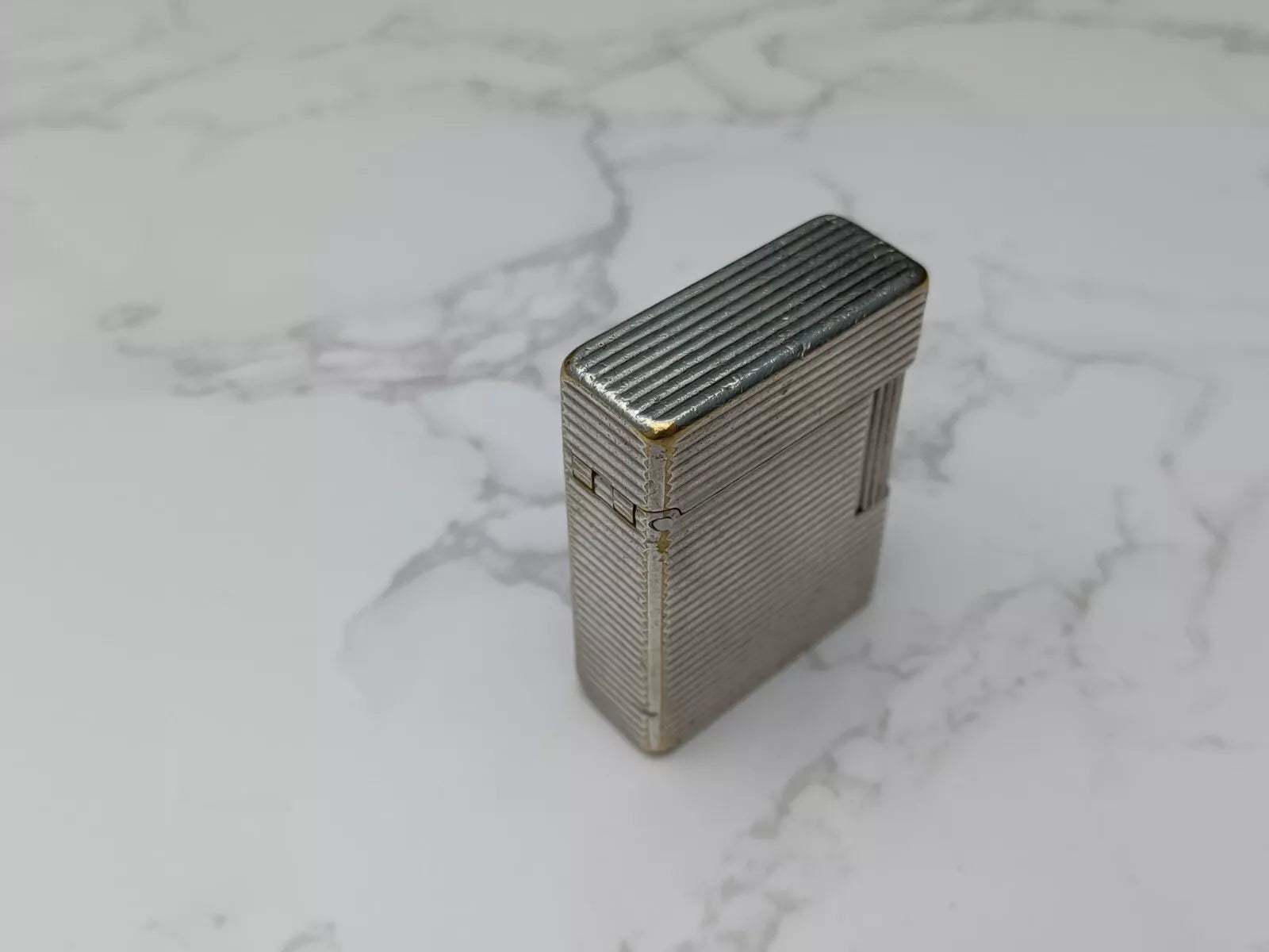 Briquet S.T. Dupont Line 1 BS - L1 BS - Plaqué Argent