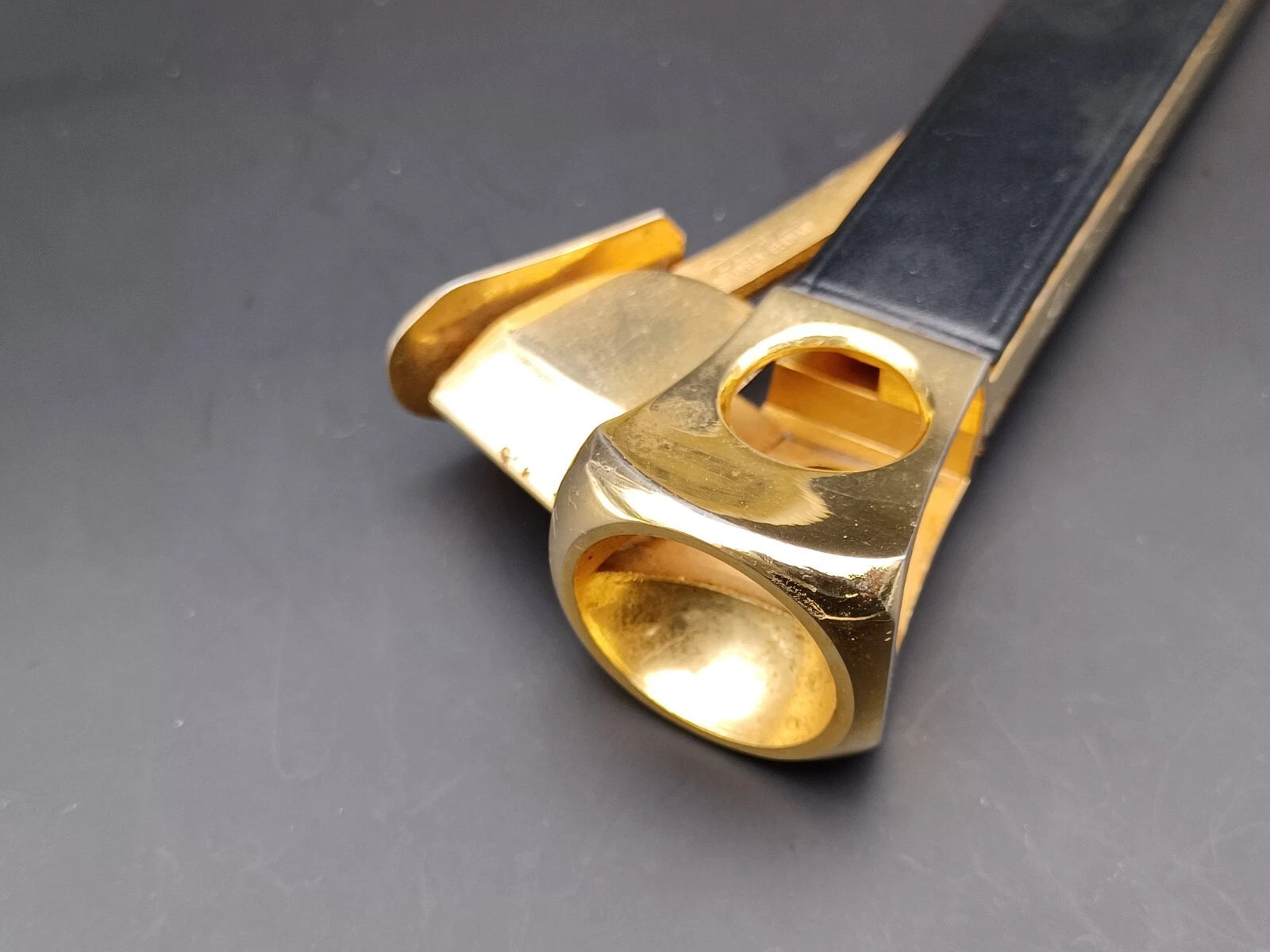 Solingen Cigar Cutter With Box - Black Leather - Made In Germany - BB15-0945