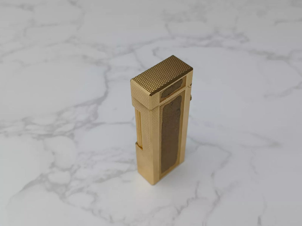 Dunhill Rollagas Gas Lighter - Gold plated - Swiss made -  AM10-1726