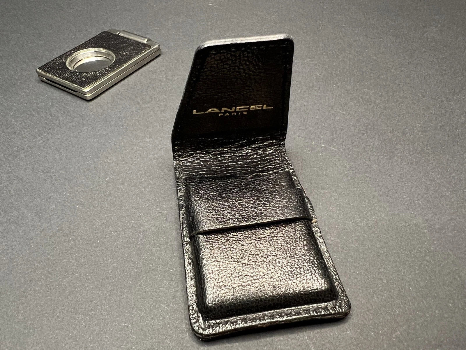 LANCEL - Cigar cutter with leather case - 1117CO - BA01