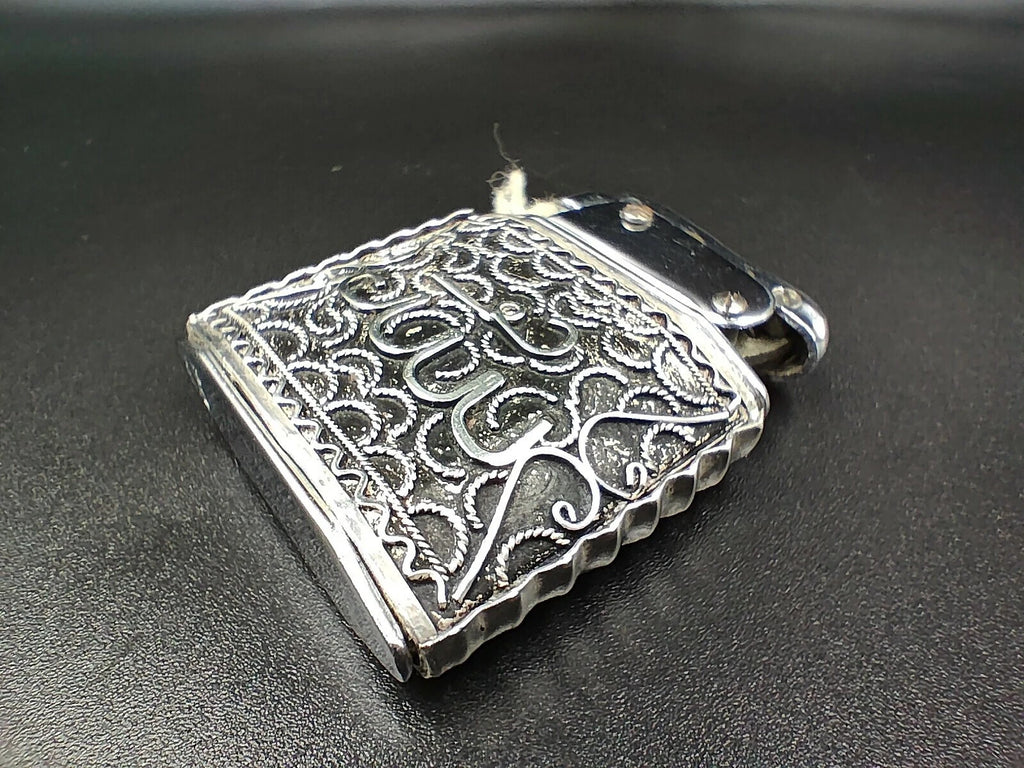 Nova - Antique Silver French Lighter - Made In France - Hallmarks - ED10