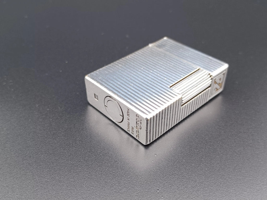 S.T. Dupont Line 1 BR Gas Lighter - L1 BR - Silver plated - Serviced - AG04-1583