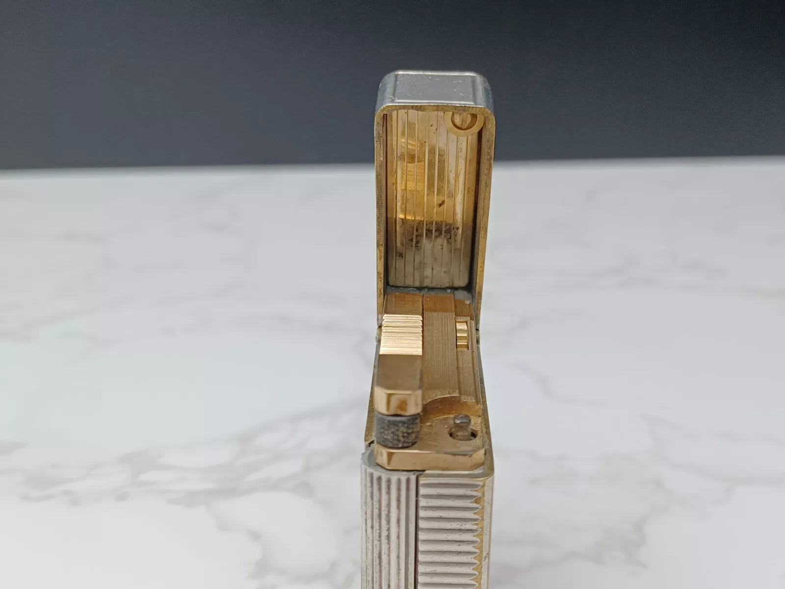 Briquet S.T. Dupont Line 1 BS - L1 BS - Plaqué Argent