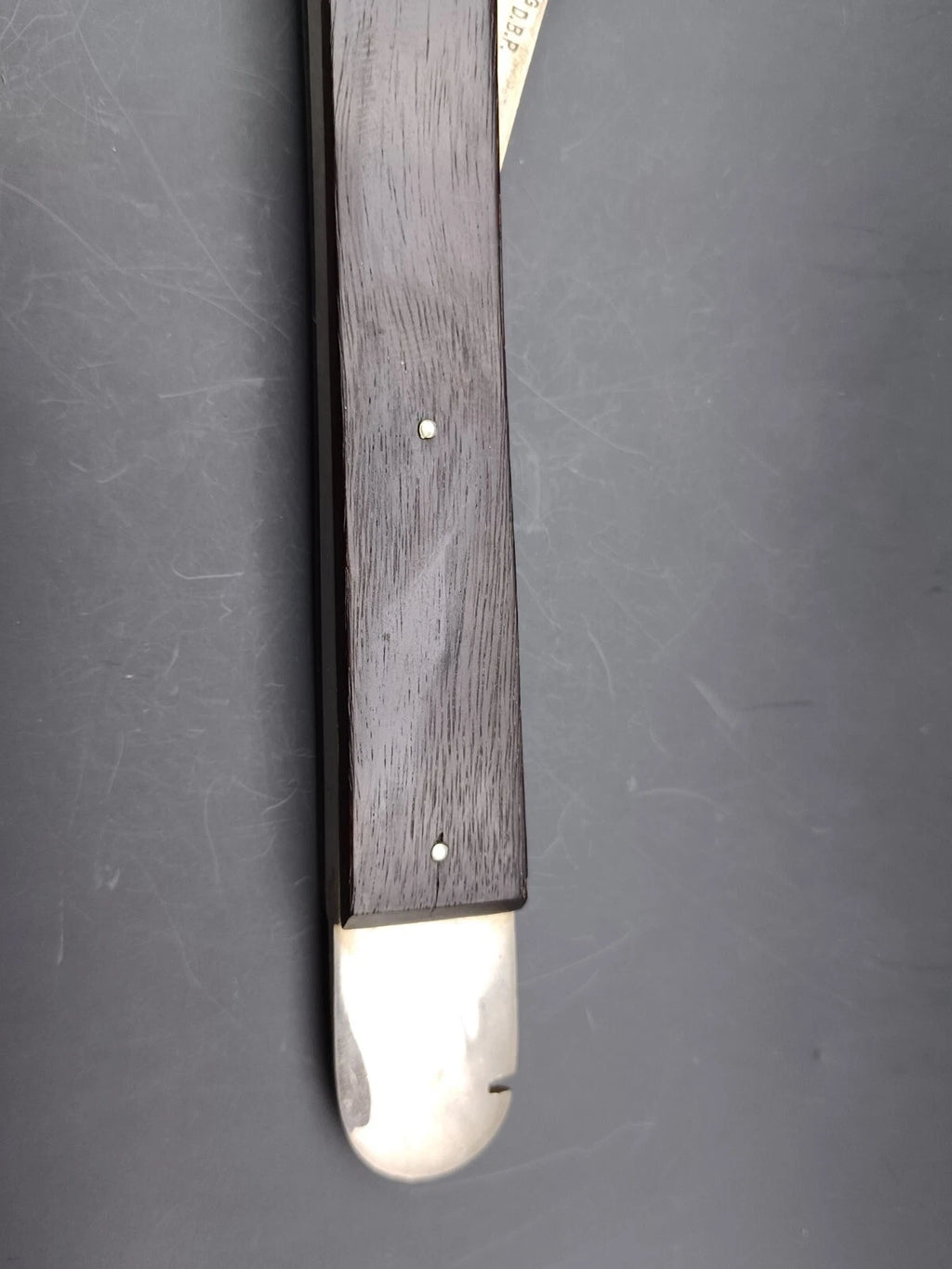 Vintage Solingen Cigar Cutter - Wood - Made In Germany - AS02-719