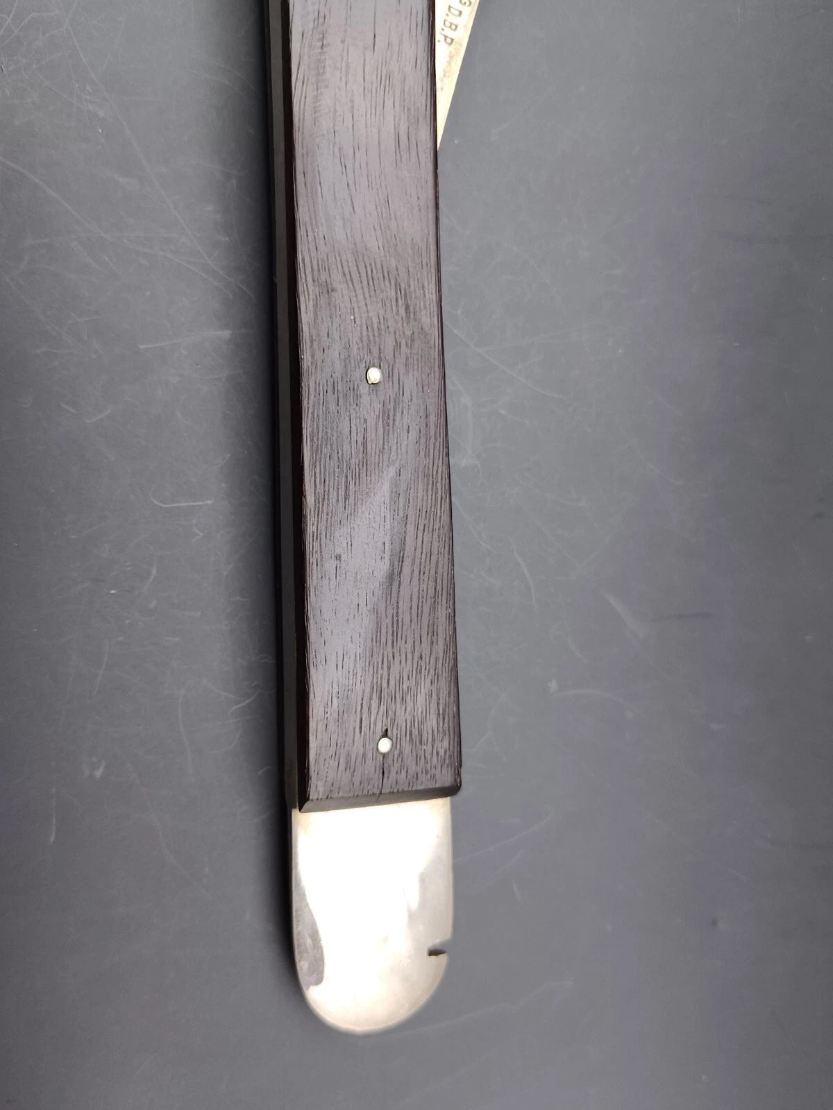 Vintage Solingen Cigar Cutter - Wood - Made In Germany - AS02-719