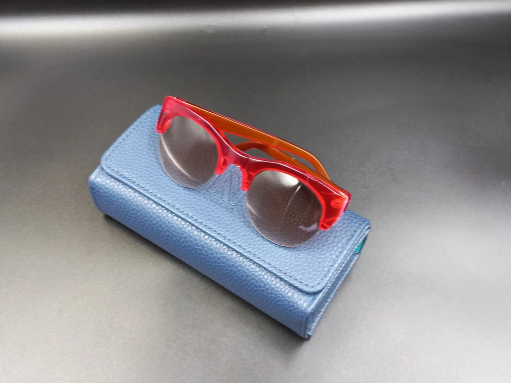 Nice KIRK & KIRK " Jenny " Red Sunglasses - With Case - New Old Stock - ED