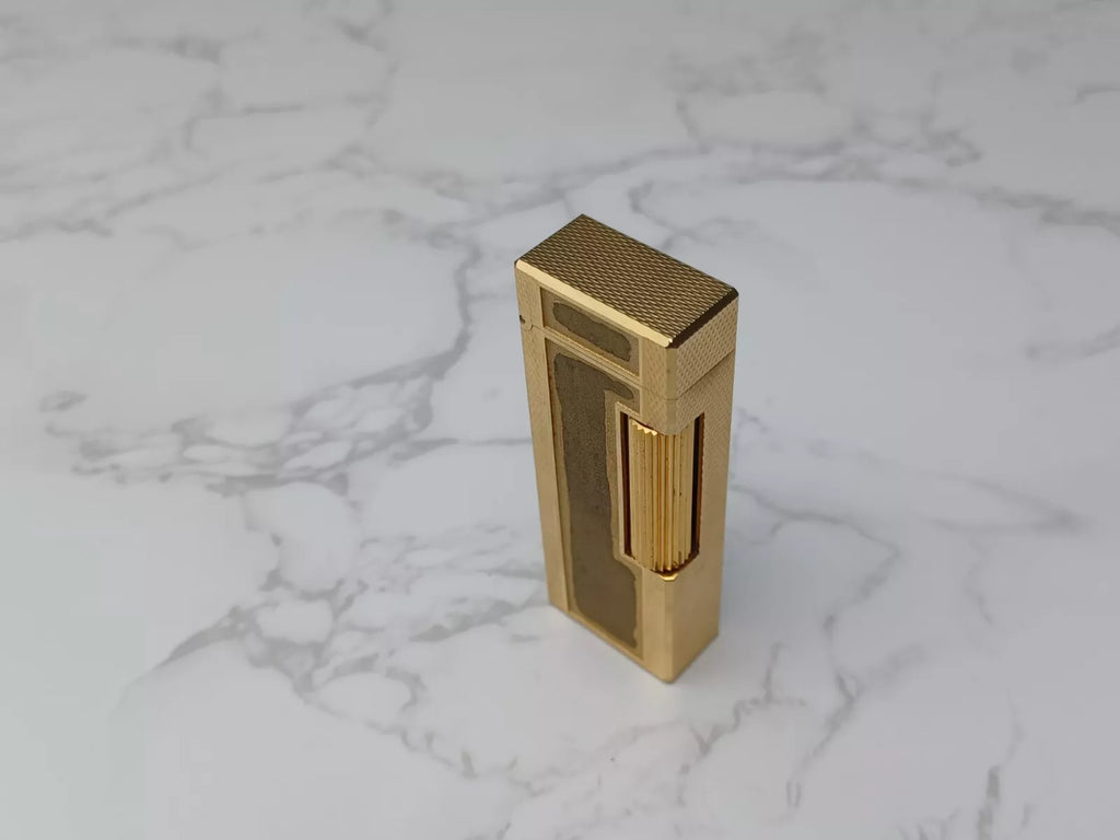 Dunhill Rollagas Gas Lighter - Gold plated - Swiss made -  AM10-1726
