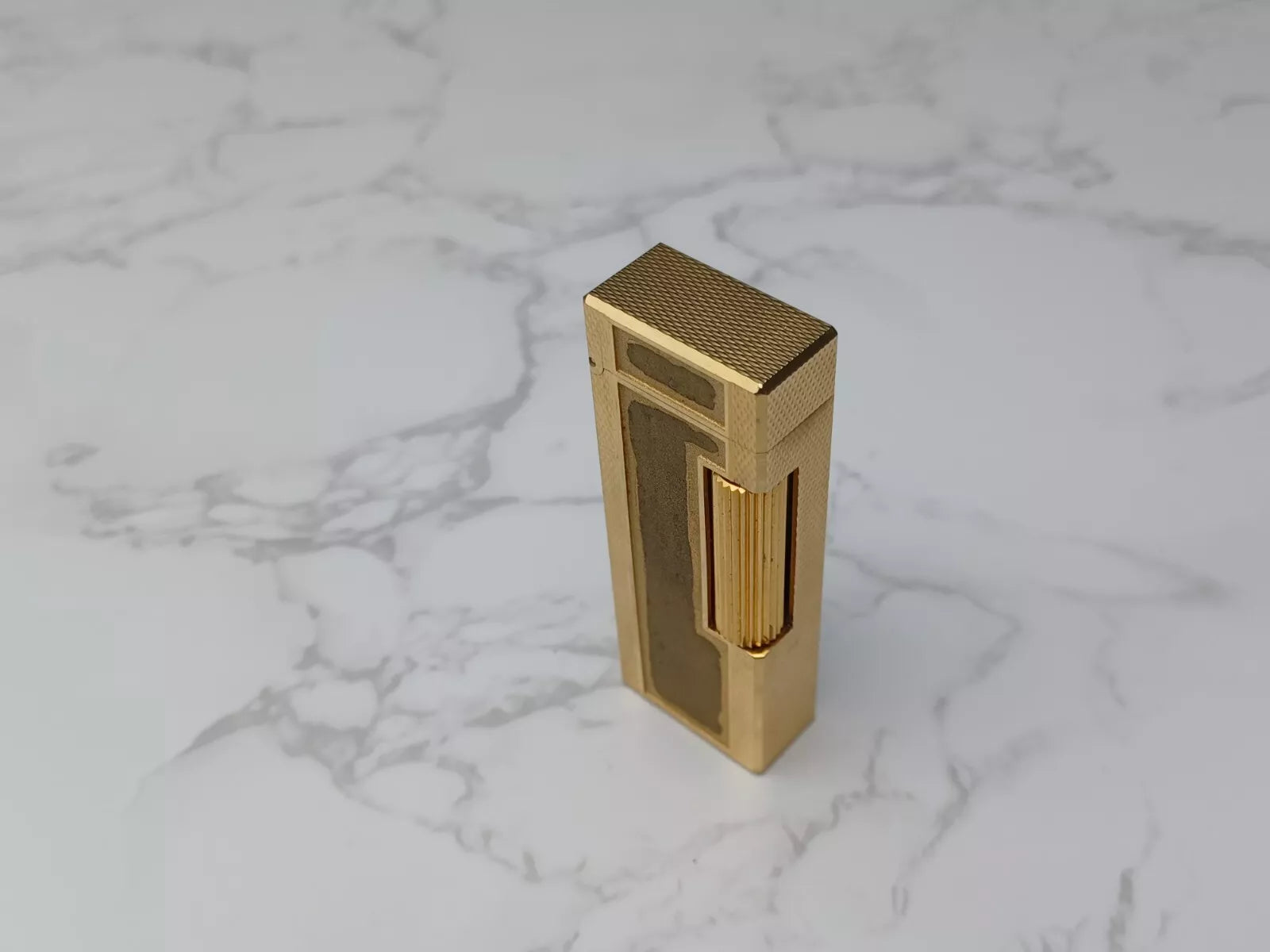 Dunhill Rollagas Gas Lighter - Gold plated - Swiss made -  AM10-1726