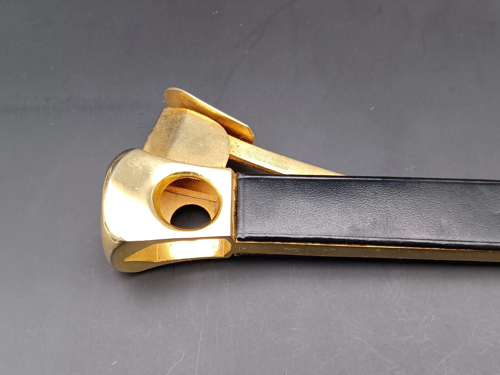 Solingen Cigar Cutter With Box - Black Leather - Made In Germany - BB15-0945