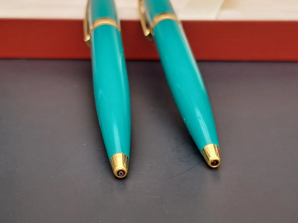 Nice S.T. Dupont Ballpoint Pen & Criterion Pencil Paper - With Box - AS01-0803