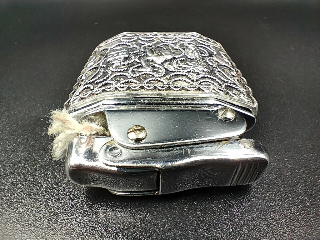 Nova - Antique Silver French Lighter - Made In France - Hallmarks - ED10