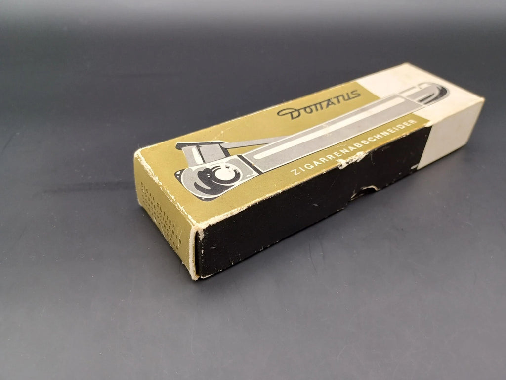 Solingen Cigar Cutter With Box - Black Leather - Made In Germany - BB15-0945