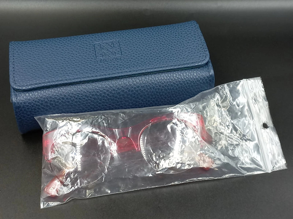 Nice KIRK & KIRK " Jenny " Red Sunglasses - With Case - New Old Stock - ED